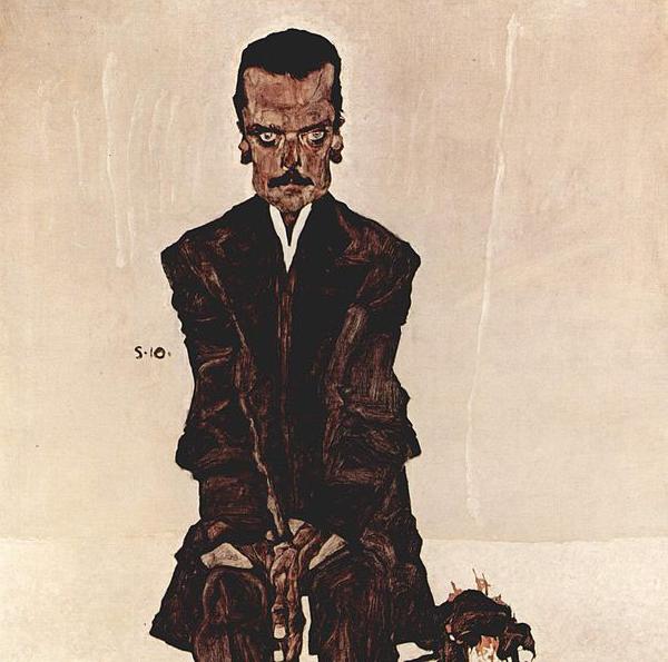Egon Schiele Portrait of Eduard Kosmack Sweden oil painting art